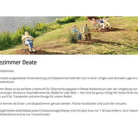 Gaestezimmer Beate Und Ferienwohnung Rheda Wiedenbrueck Bagian luar foto